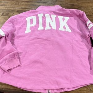 NWT PINK Pink Logo full zip